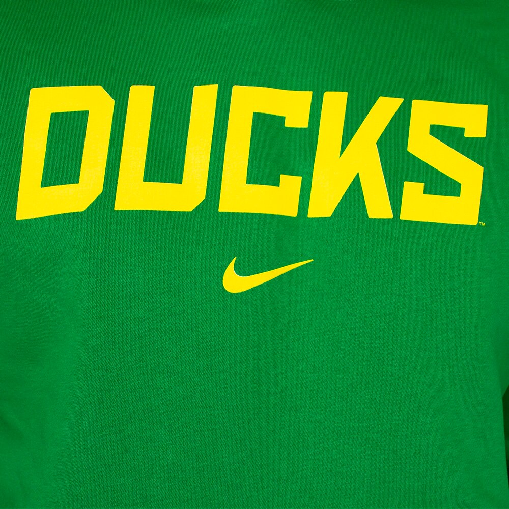 Classic Oregon O, Nike, Green, Hoodie, Cotton Blend, Men, Ducks, Pullover, Sweatshirt, 926400